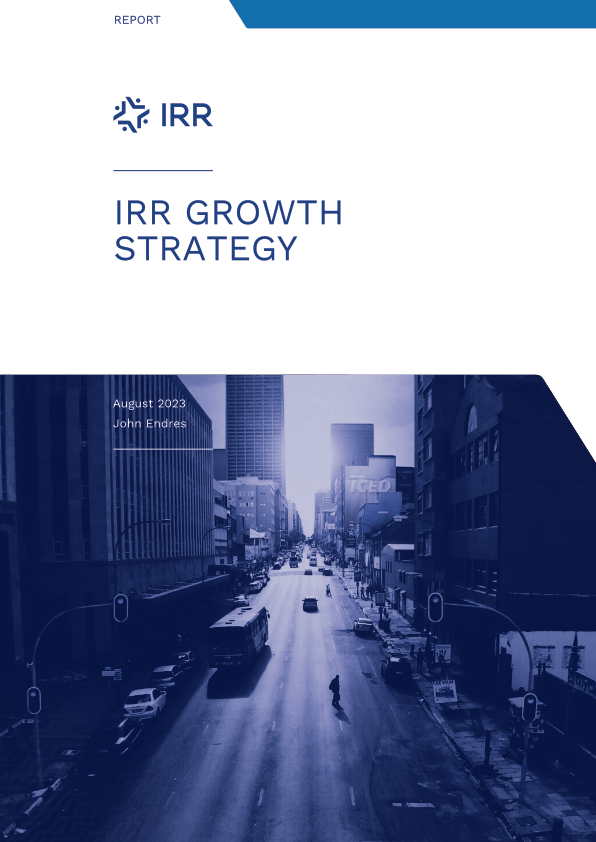 IRR Growth Strategy — Institute of Race Relations